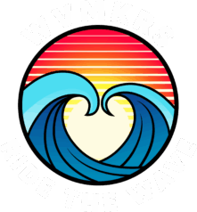 Wavemakers Company Logo Heart-shape waves